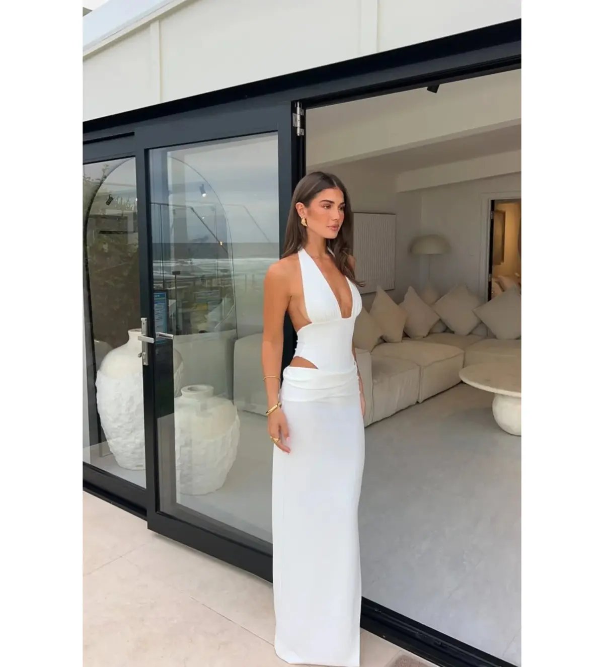 Natalie Rolt Becca Bodysuit White Size 0 AU 6 photo 5