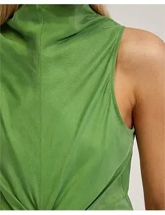 Oxford CAMILLA CUPRO BLEND DRESS Apple Size 12 photo 5