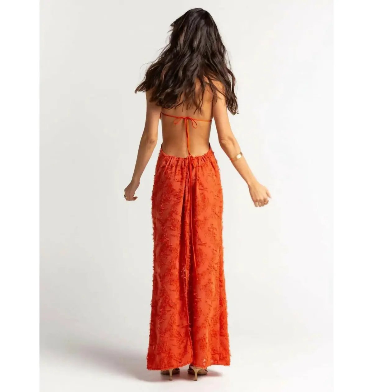 Arcina Ori Kara Dress Burnt Orange Size XS / AU 6 photo 3