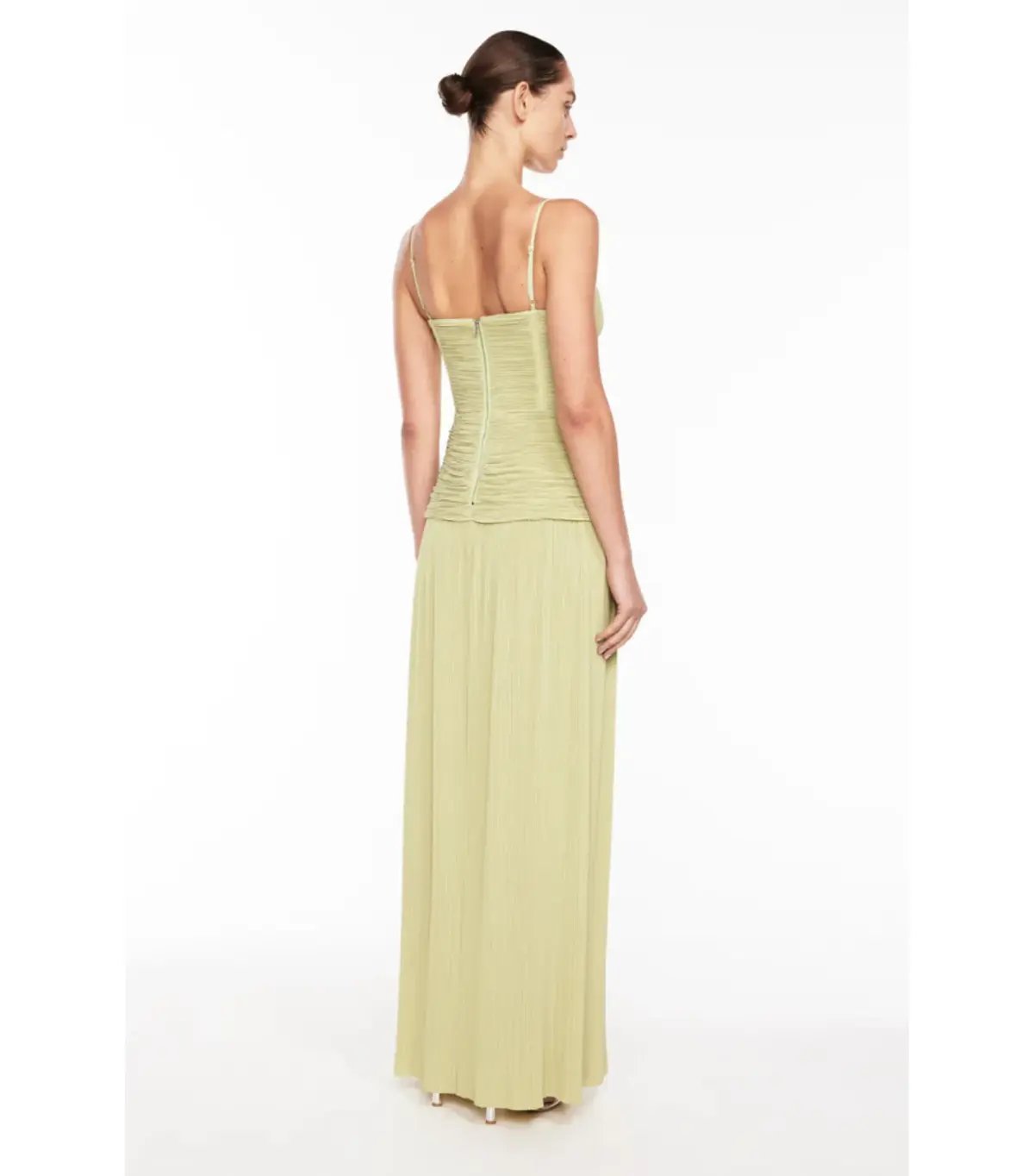 Manning Cartell Double Time Pleat Dress Pistachio Size AU 8 photo 5