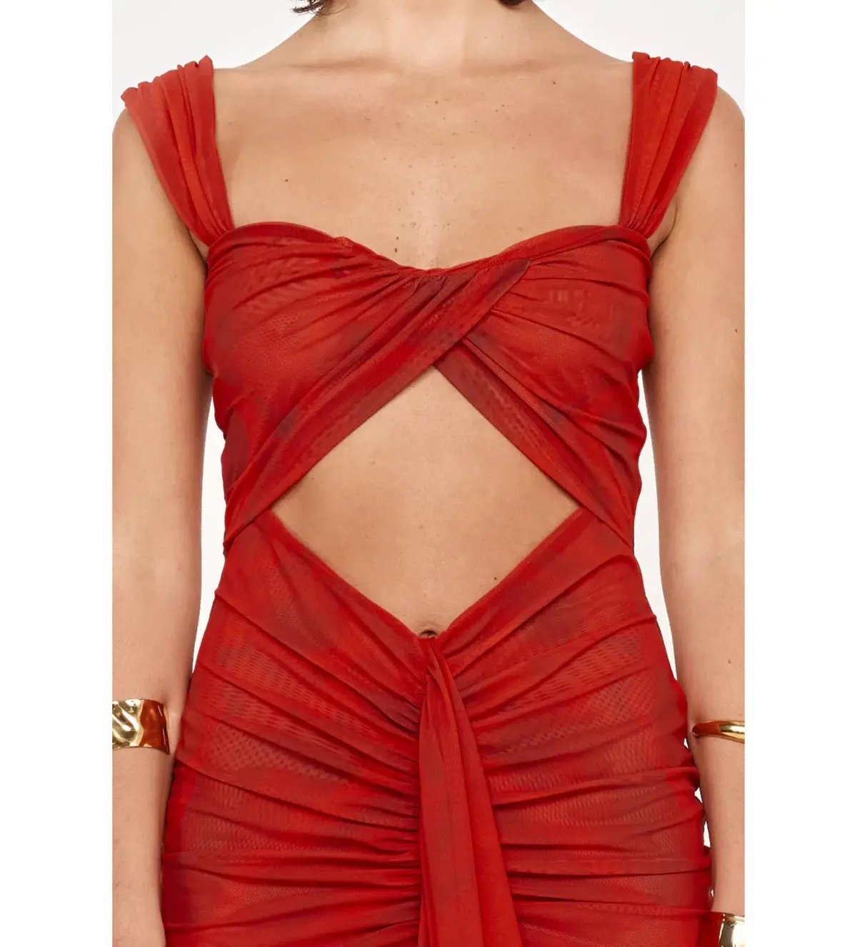 She is Ollá Imogen Maxi Dress in Cherry Red Size AU 10 photo 6