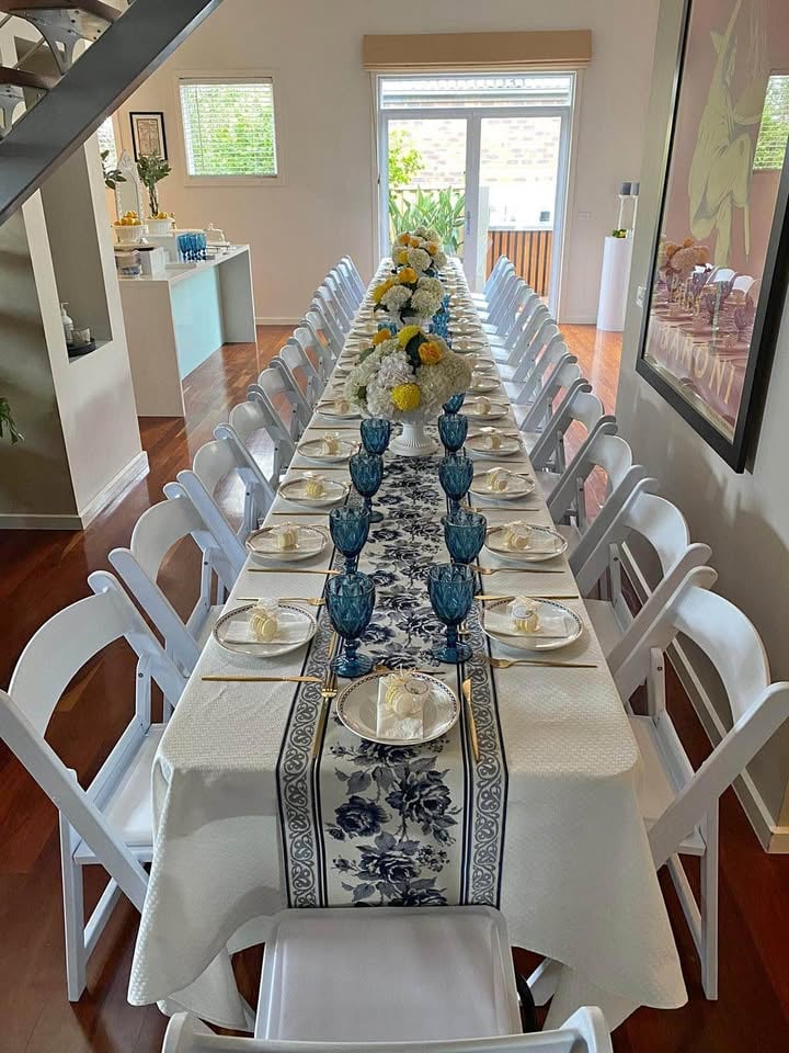 White chairs for hire / event chairs photo 4