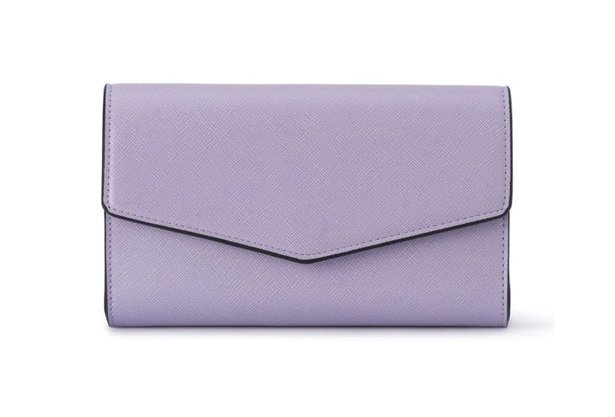 Olga Berg NIC Envelope Clutch - Lilac photo 2