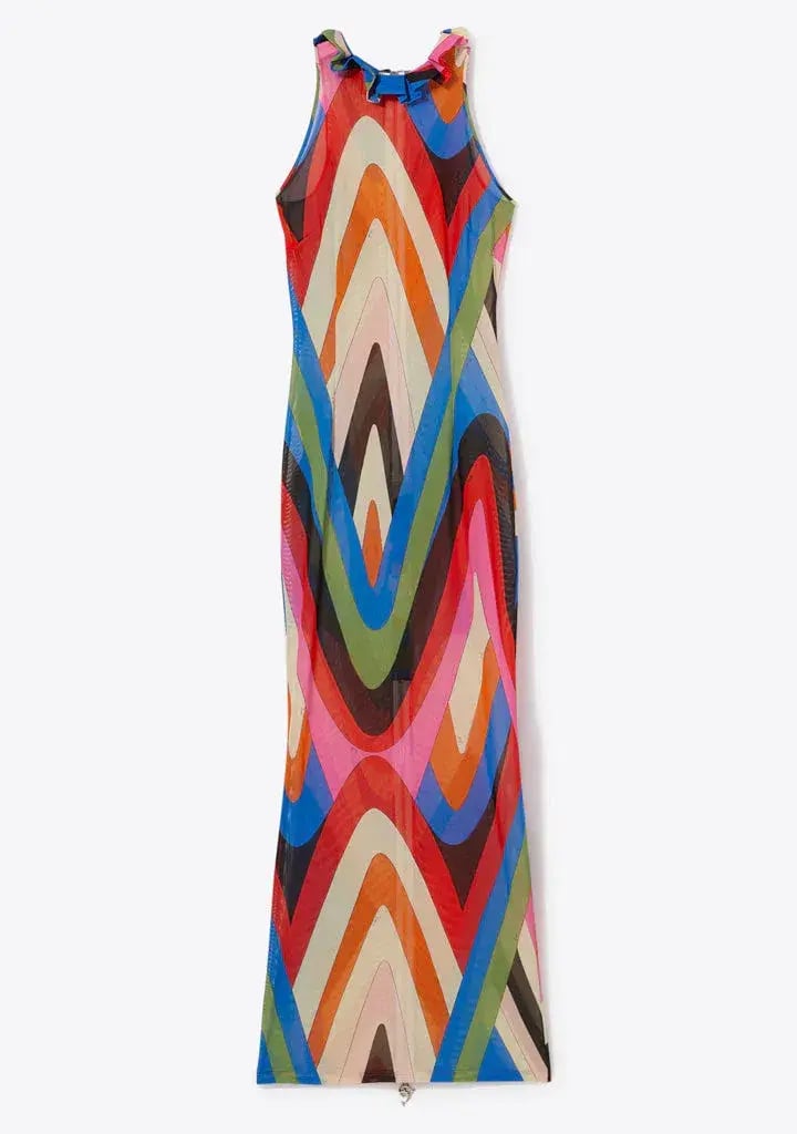 Emilio Pucci Printed Maxi Dress Multi Size S/Au 8 photo 4