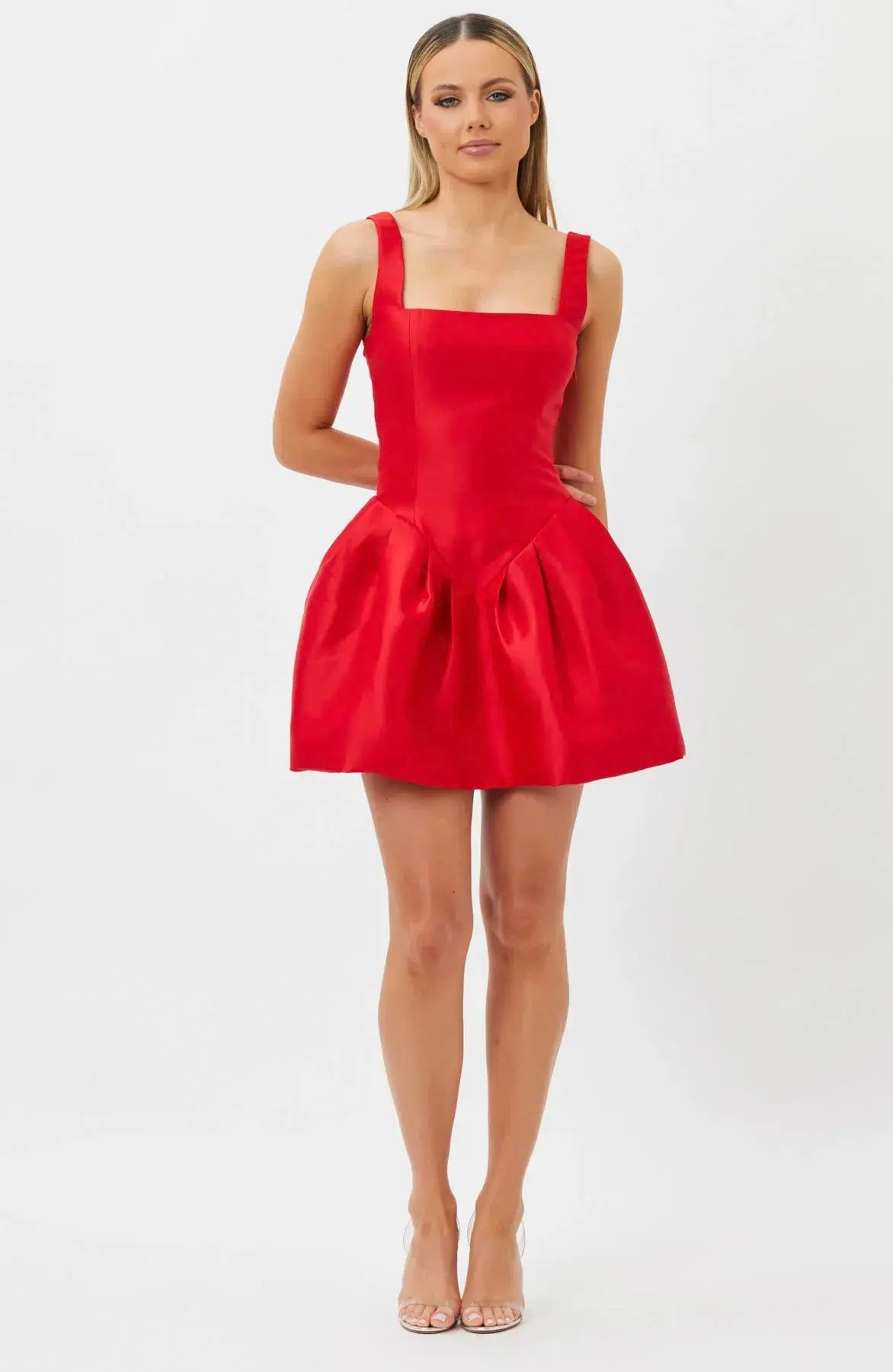 Bianca & Bridgett Alba Mini Dress Red Size 8 photo 4