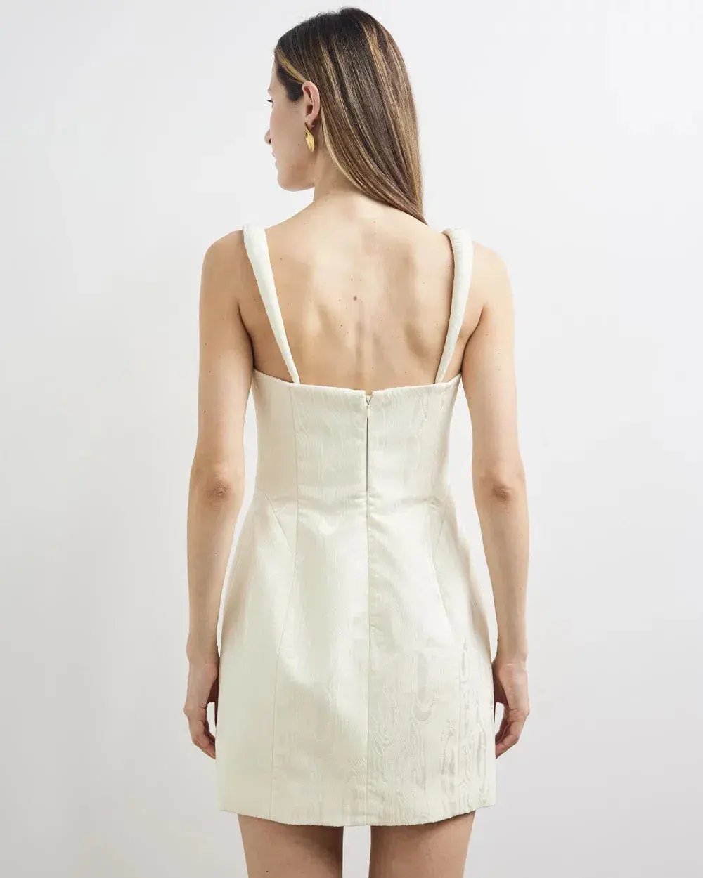Camilla And Marc Malla Mini Dress Cream Size 8 photo 3