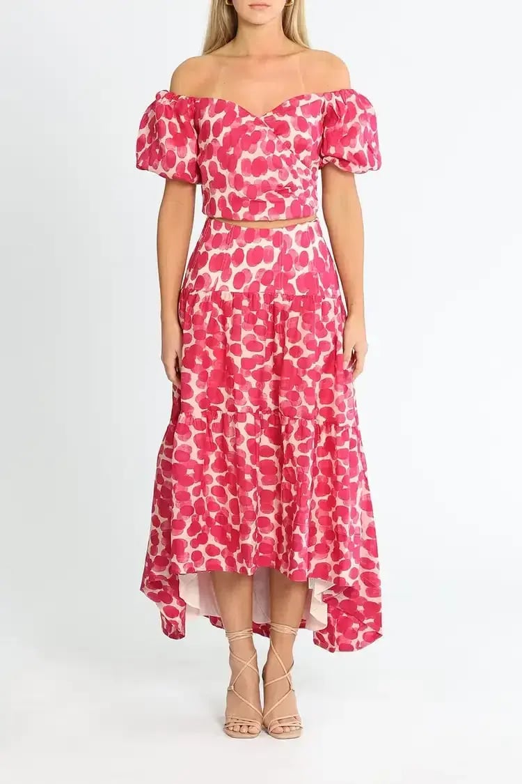 Palm Noosa Florence Top and Skirt in Pink Size M / AU 12 photo 4