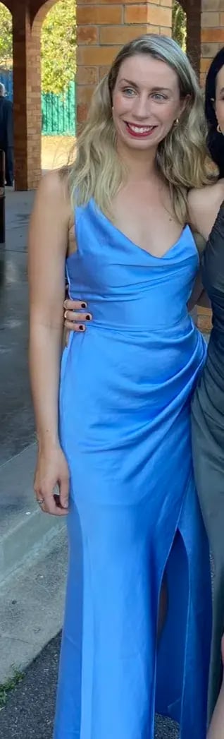 Significant Other Aria Dress Blue Size 8 photo 5