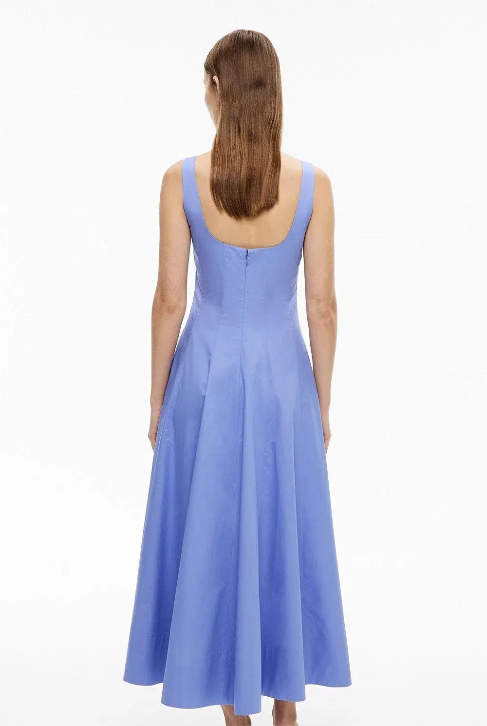 Witchery Seam Detail Midi Dress Violet Size S / AU 8 photo 2
