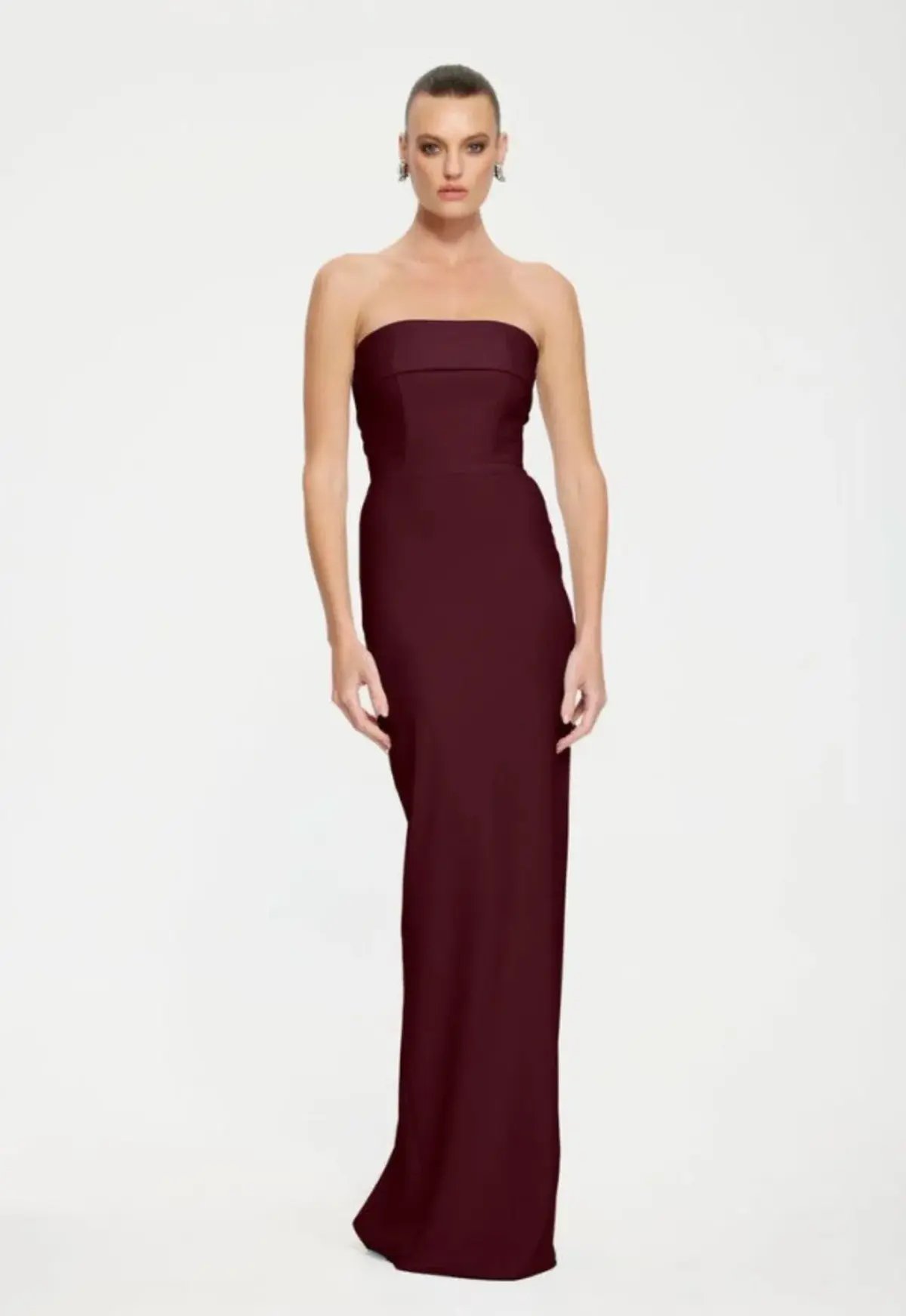 EFFIE KATS Monroe Gown Wine Size 10 (M) photo 2