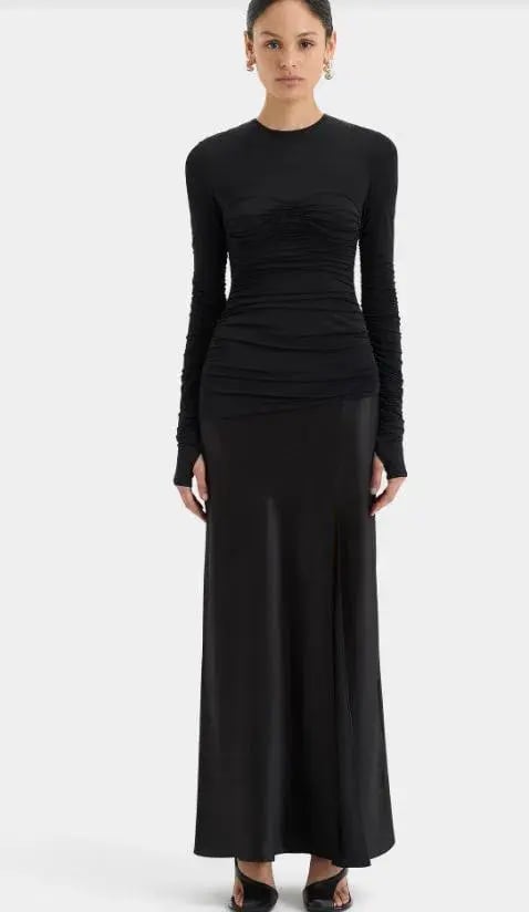 Sir Alessia Draped Gown Size 3 (12) photo 4