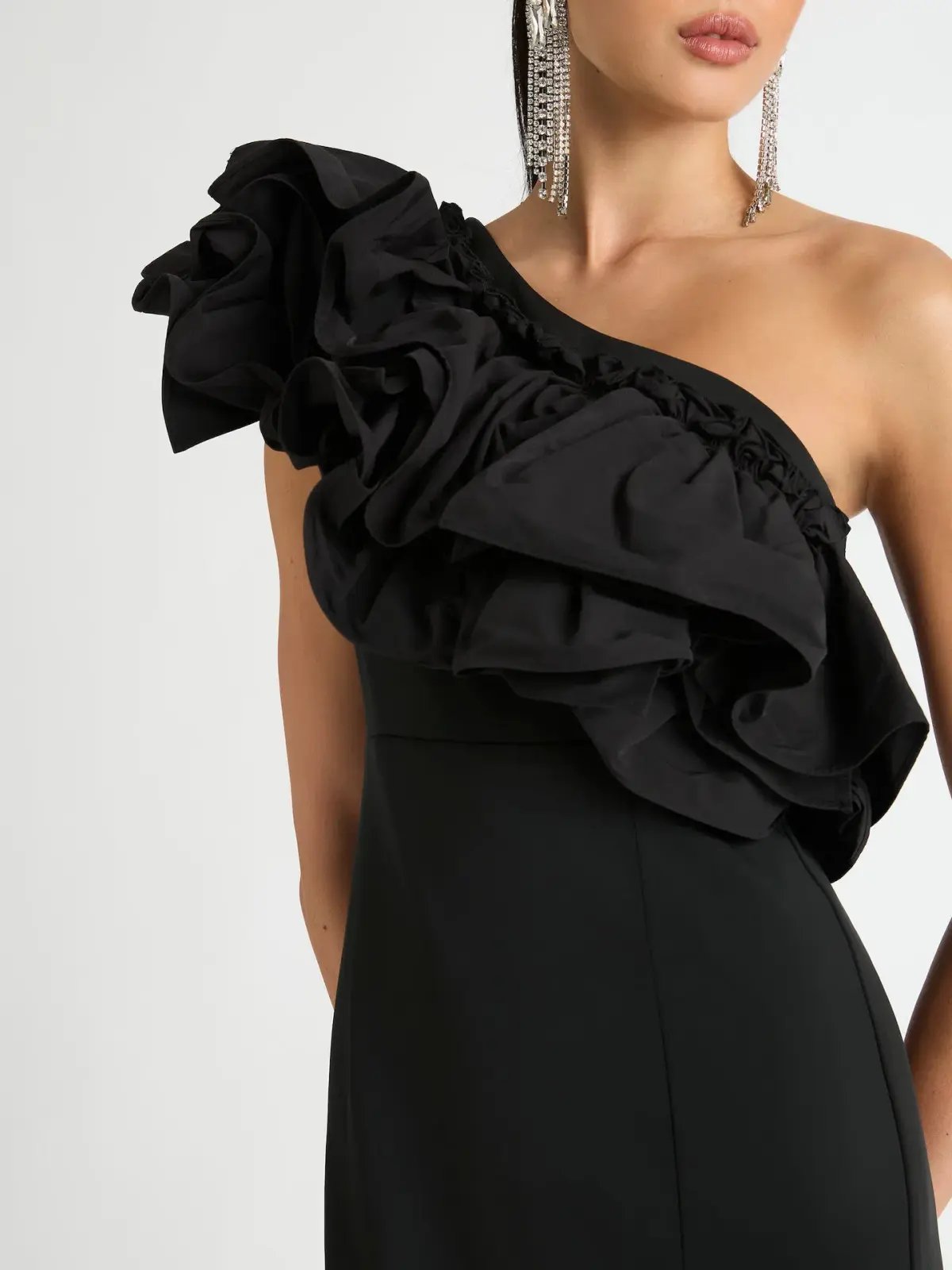 Sheike Hollywood Maxi Dress Black Size 12 photo 2