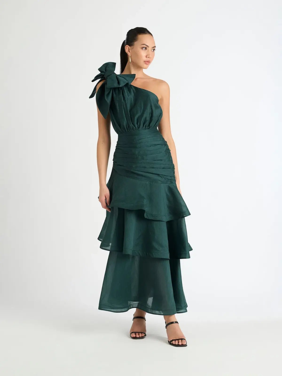 Sheike Casablanca Dress Green Size 14 photo 3