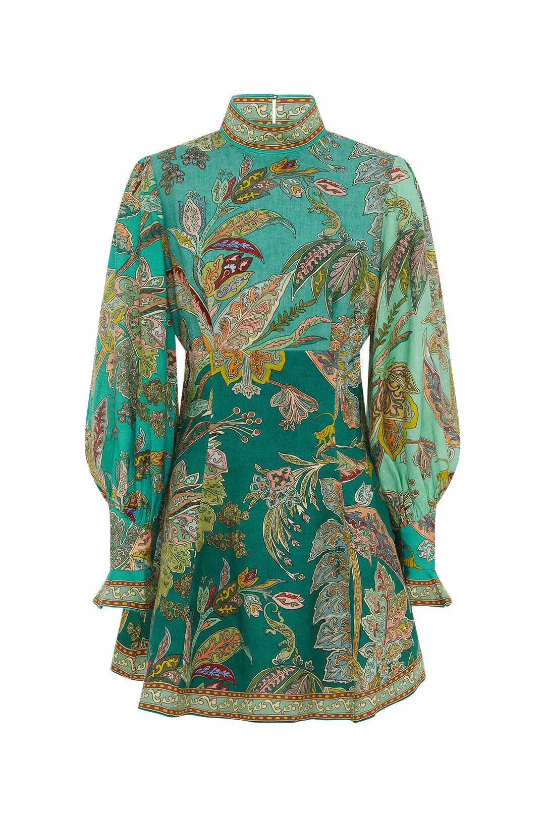 Alemais Franca Mini Dress Green Size 10 photo 5