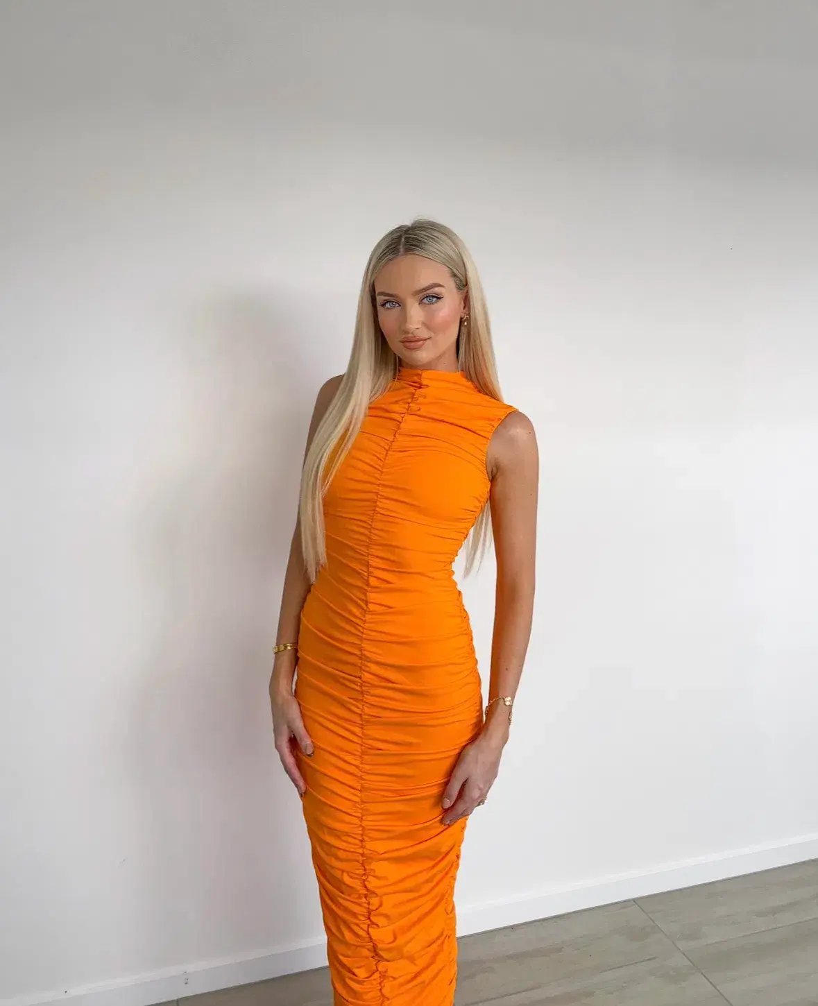 Eliya The Label Tenille Dress Orange Size XS / AU 6 photo 3