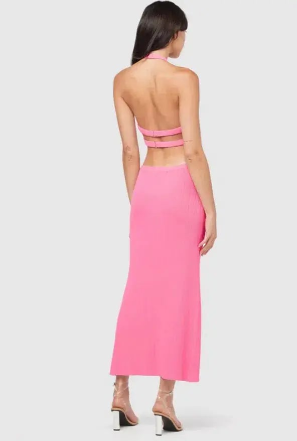 Manning Cartell Beyond Limits Knit Dress Pink Size AU 8 photo 2