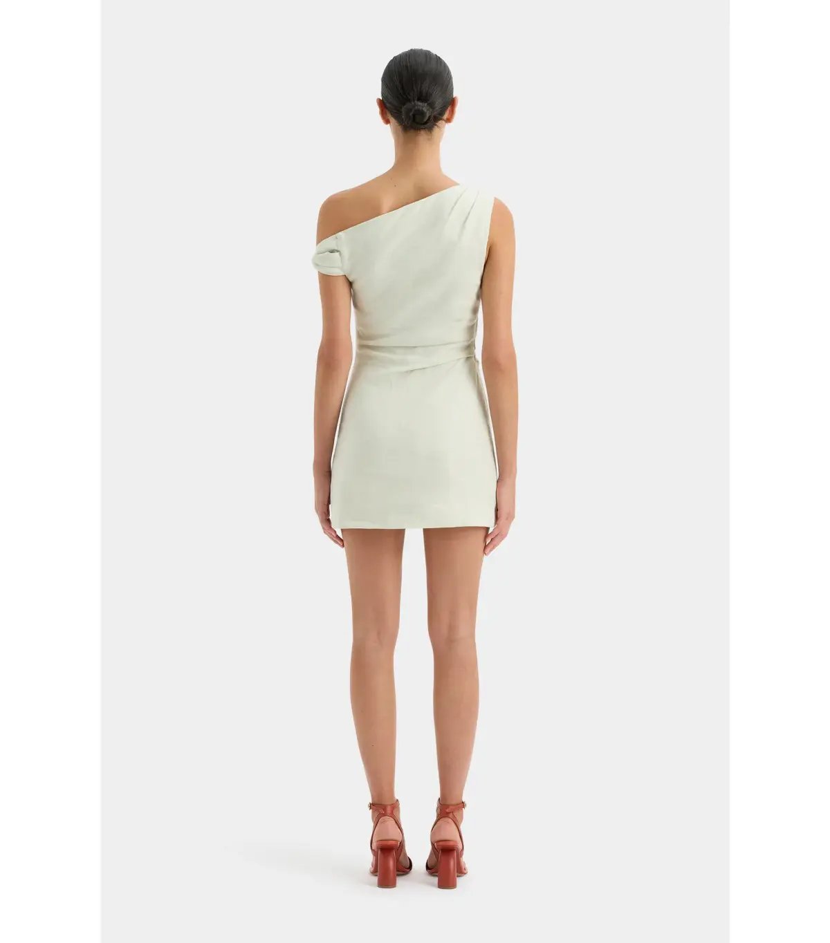 Sir the Label Iris Twist Mini Dress Light Sage Size AU 10 photo 3