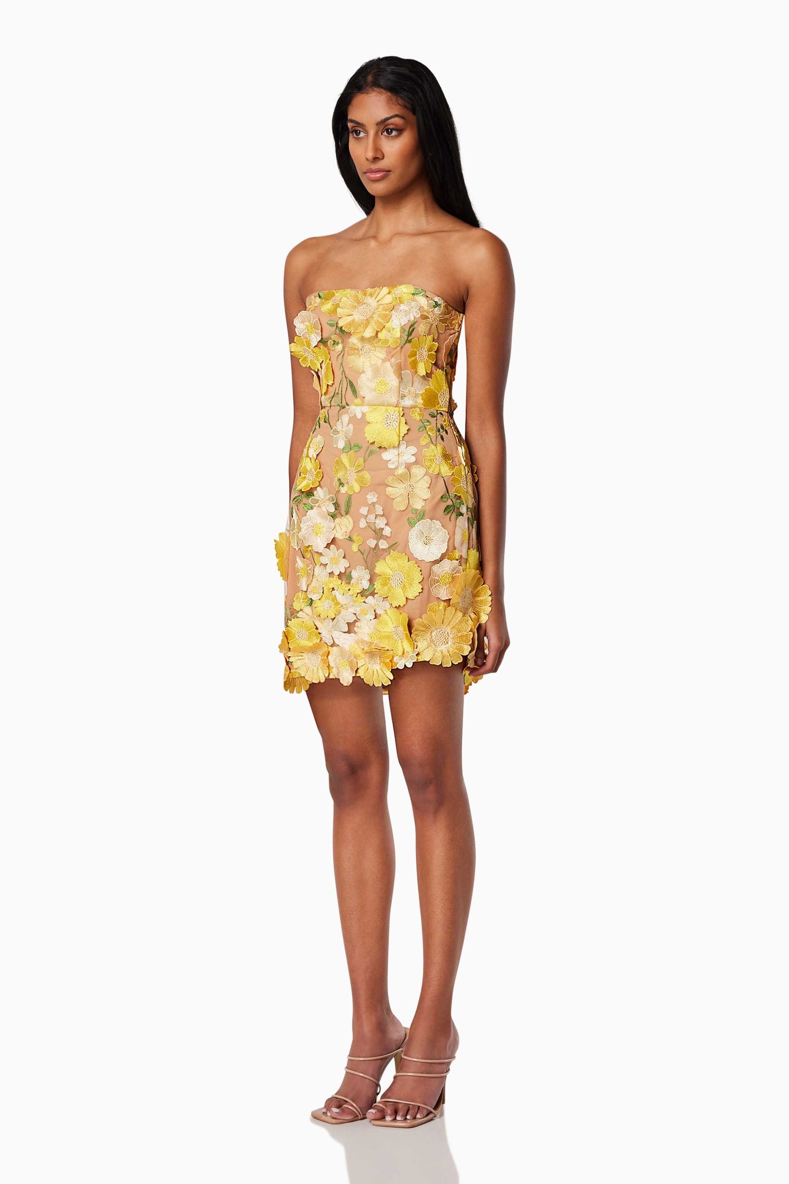 ELLIATT NEW AGE DRESS - YELLOW MULTI photo 3