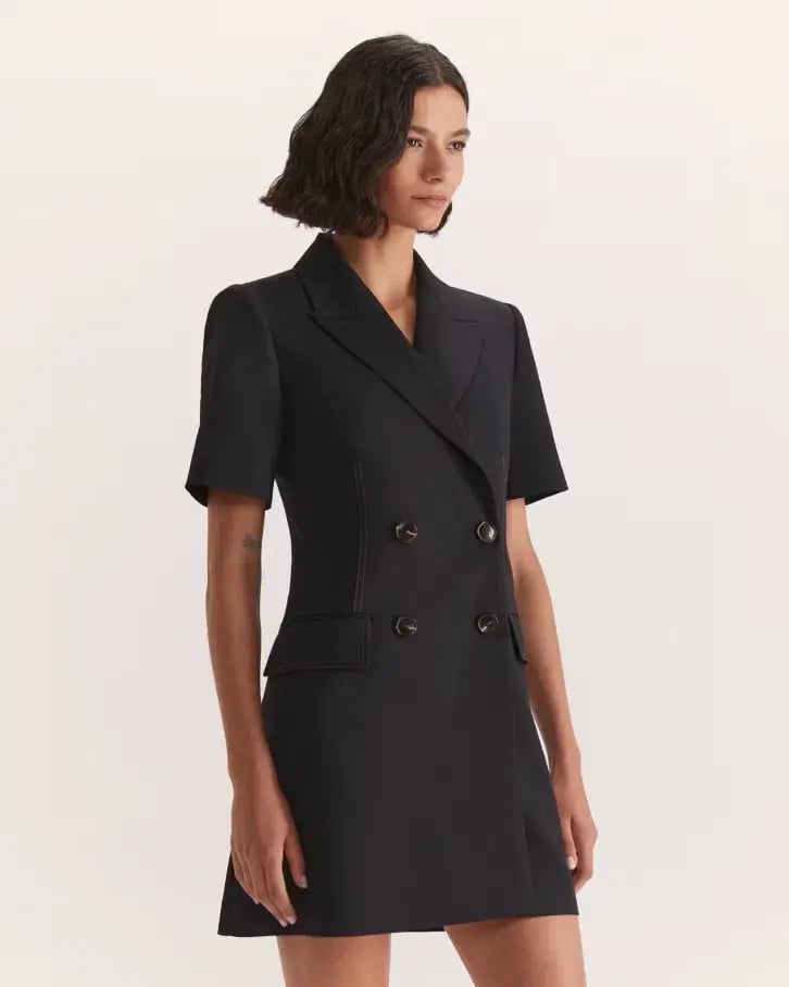Saba Dharma Blazer Mini Dress Black Size 10 photo 2