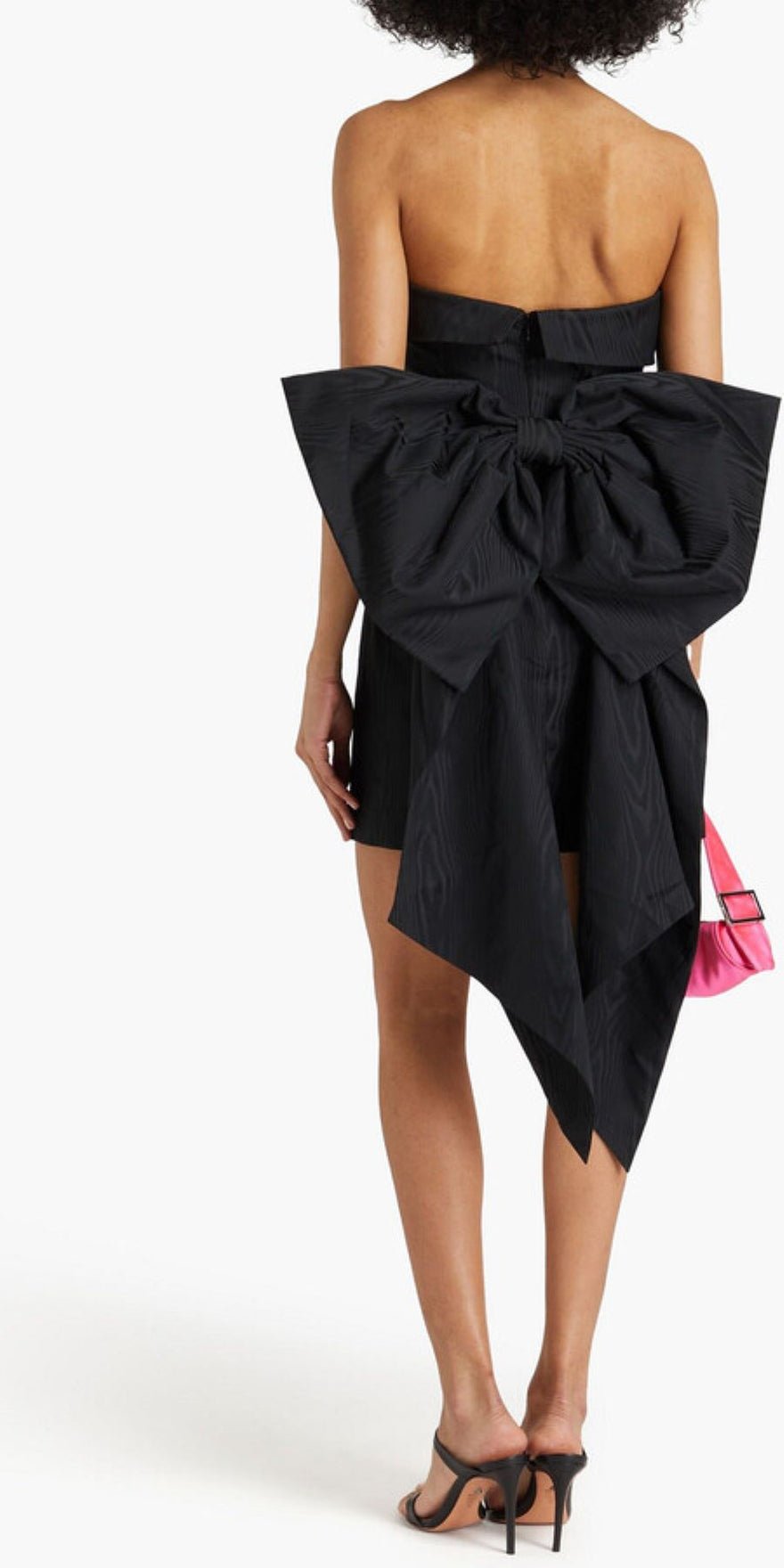 Rebecca Vallance Malone Strapless Mini Dress Black photo 3