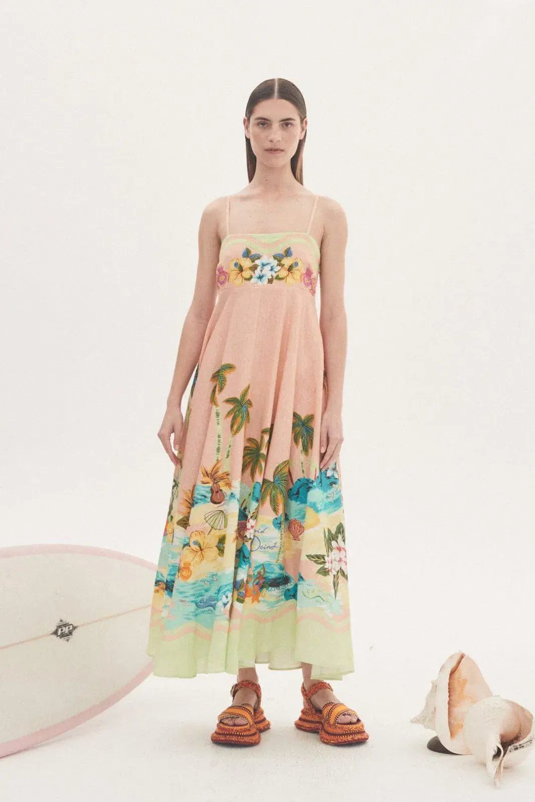 Alemais Mermaid Point Dress Print Size AU 12 photo 3