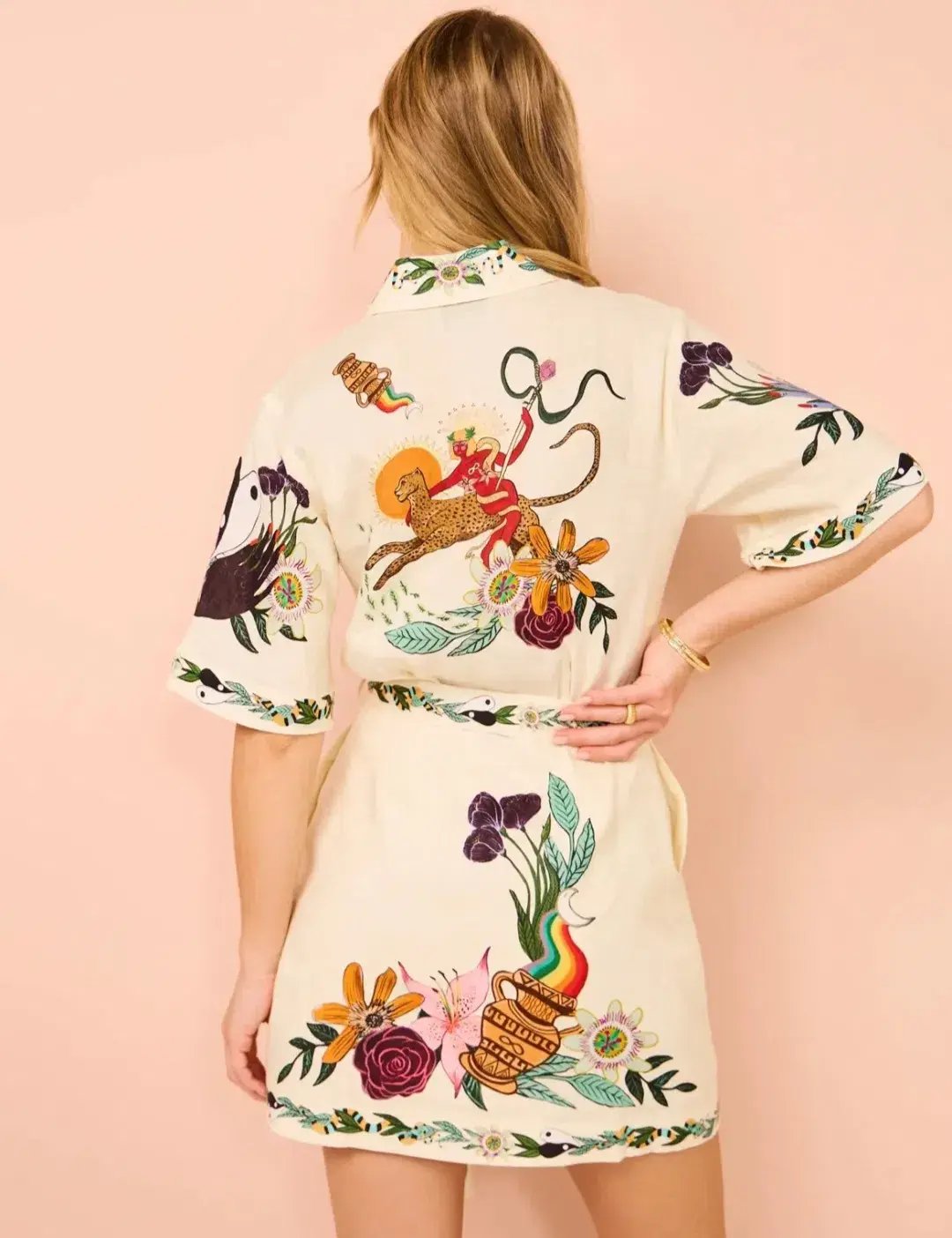 Alemais Meagan Mini Dress in Print Size 10 photo 3