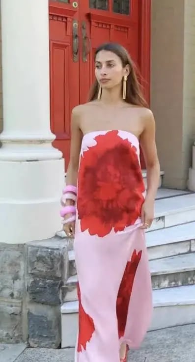 Suboo Emilia Bustier Maxi Dress Floral Size AU 8 photo 6