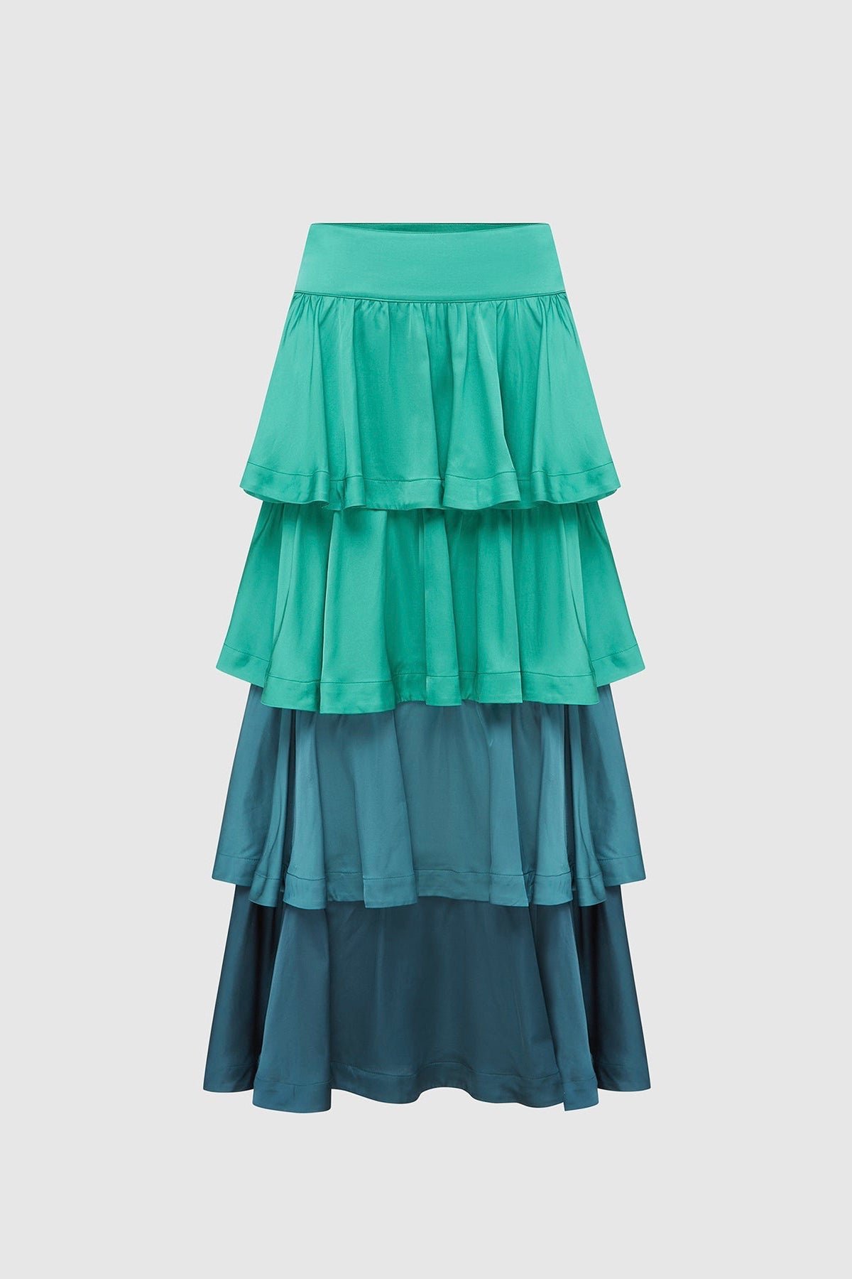 LEO LIN JADE BUSTIER TOP - GREEN/BLUE photo 6