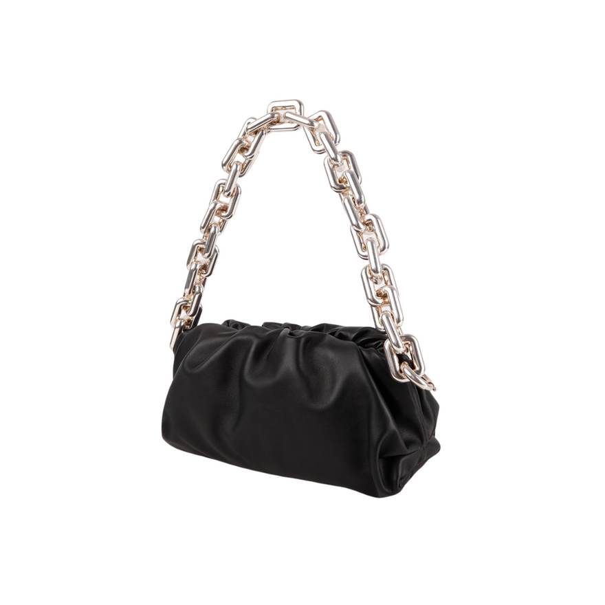 Bottega Veneta Chain Pouch Bag (black) photo 4