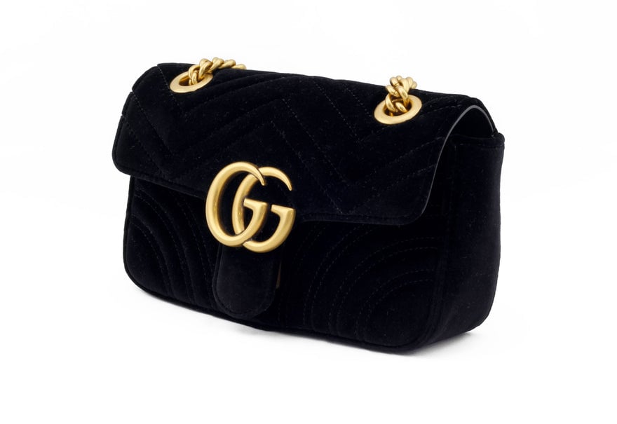 Gucci GG Marmont Black Velvet photo 2