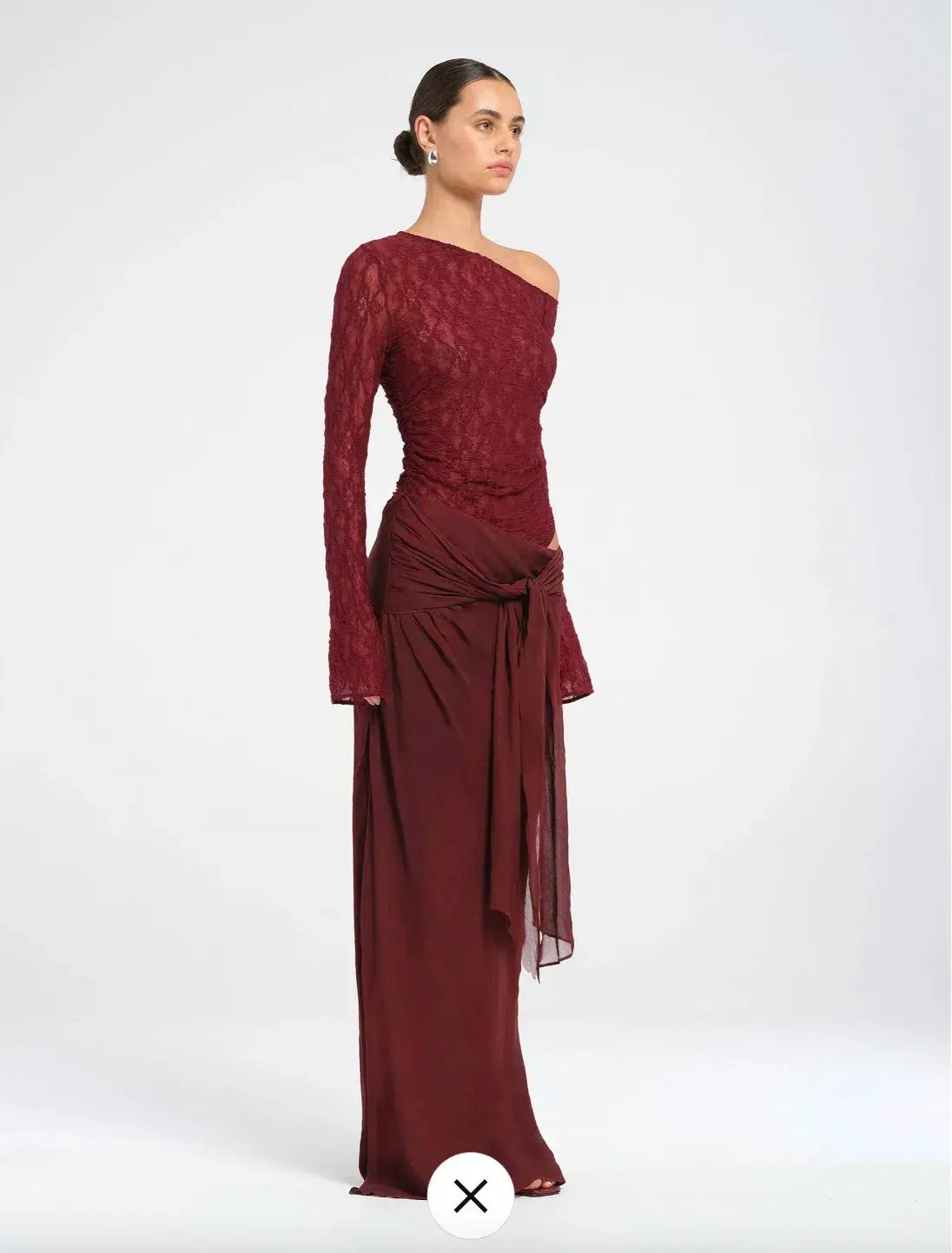 Benni Nova Maxi Dress Red Size 8 photo 2
