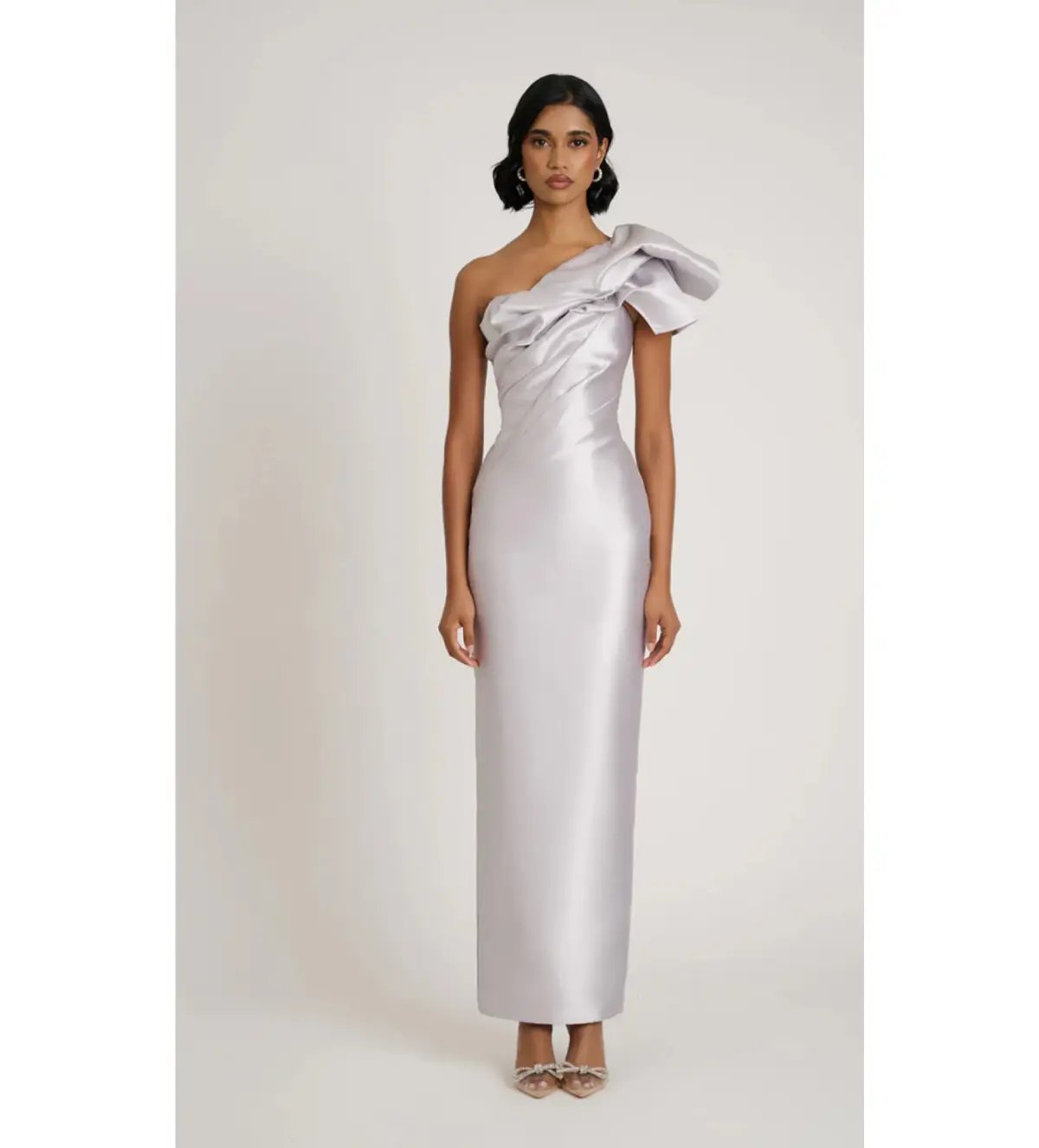 Eliya The Label Ashton Gown Silver Size 12 photo 2
