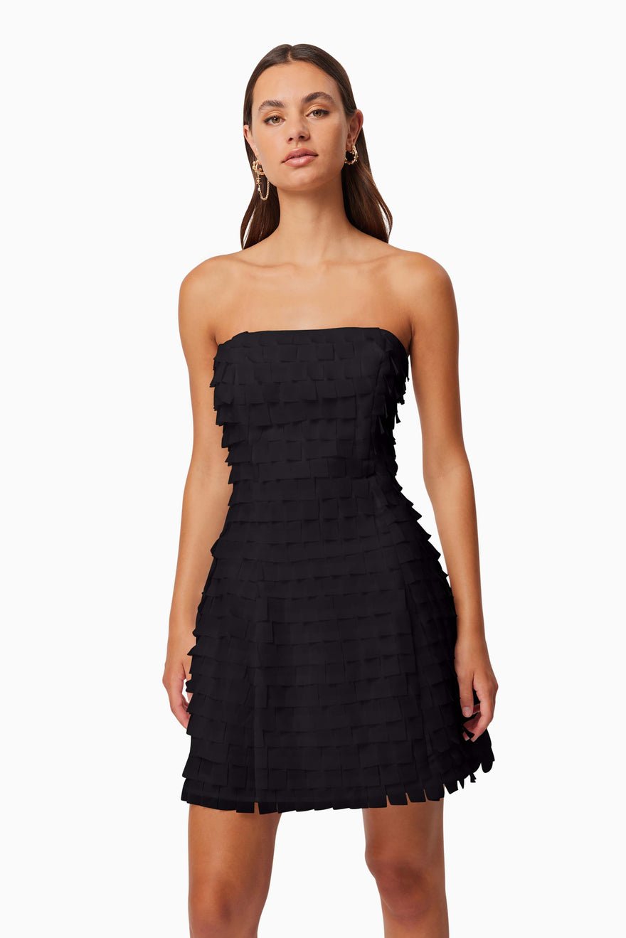 Elliatt Hailey Party Dress - Black photo 3