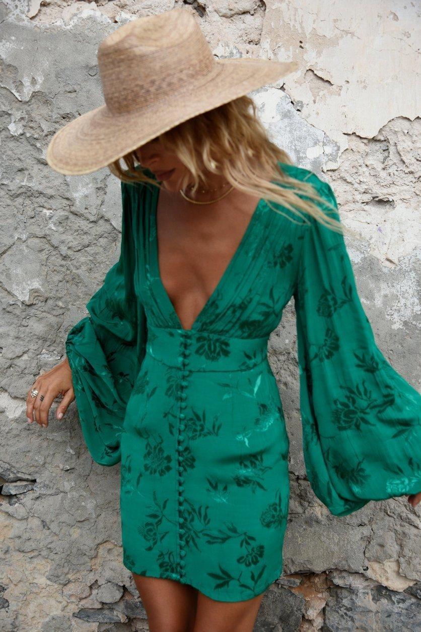 Rat & Boa Isabella Dress Green Size S/Au 8 photo 3