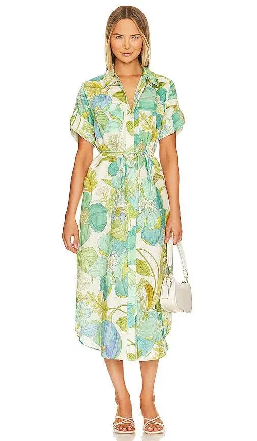 Alemais Janis Shirtdress Multi Size 10 photo 5