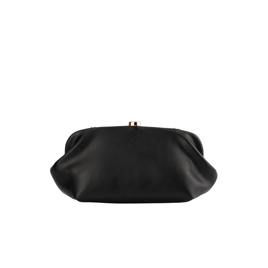 Olga Berg Josefina Framed Clutch - Black photo 2