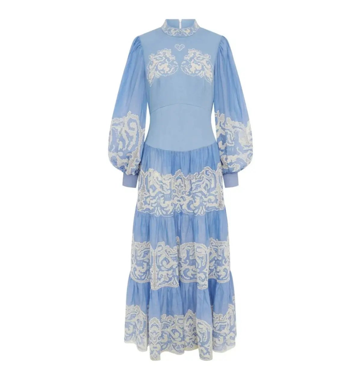 Alemais Arion Midi Dress Cornflower Blue Size AU 8 photo 8