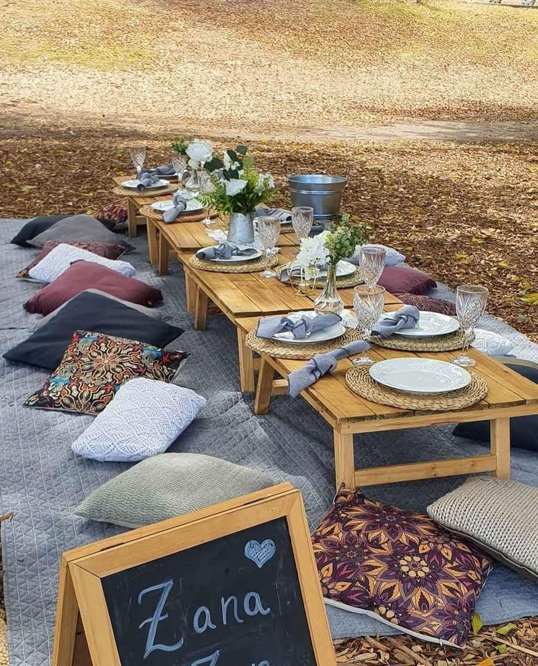 Picnic Tables set up for hire photo 8