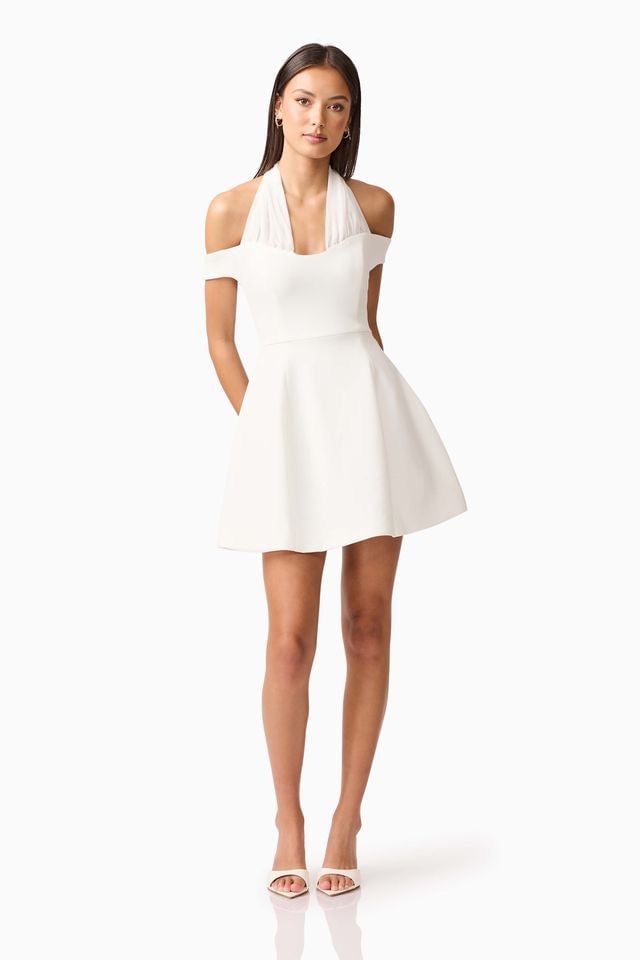 Elliatt Ruby Mini Dress - White photo 2