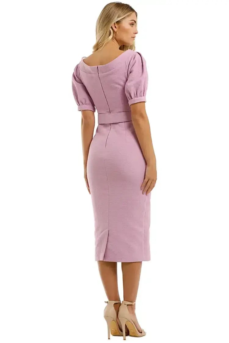 Pasduchas Ardor Belt Midi Dress in Orchid Size 10 photo 3