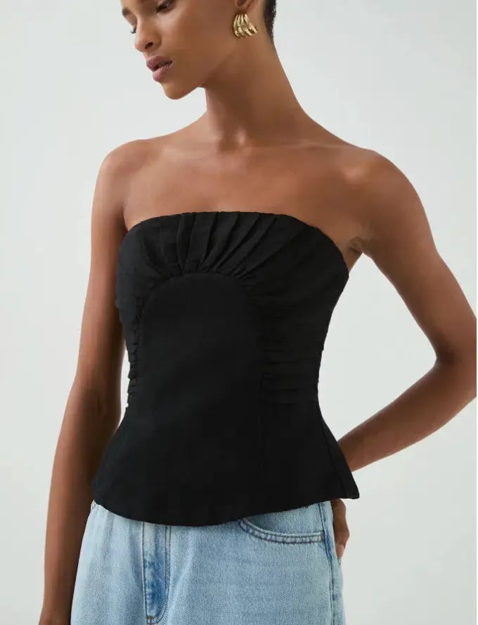 Aje Otta Bustier Black Size 6 photo 4