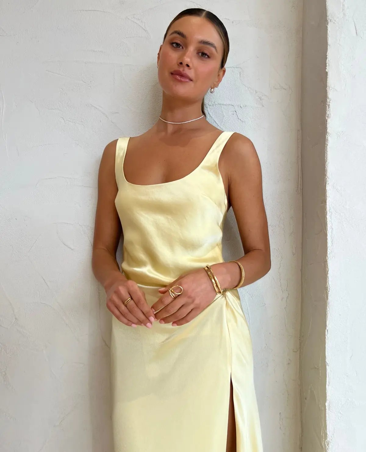 Anna Quan Etta Dress in Champagne Size 8 photo 3