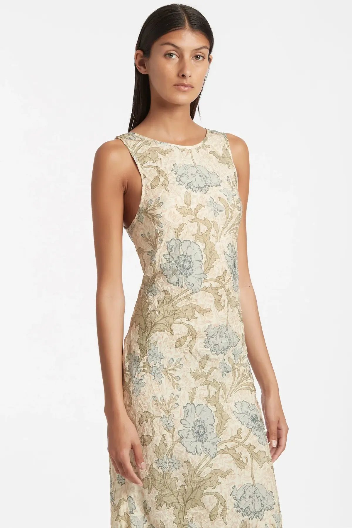 Sir the Label Maev Slip Dress Print Size 10 photo 3