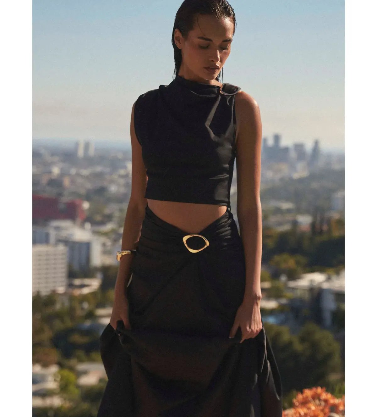 Zadie Top & Skirt Set in black size AU 16 photo 4