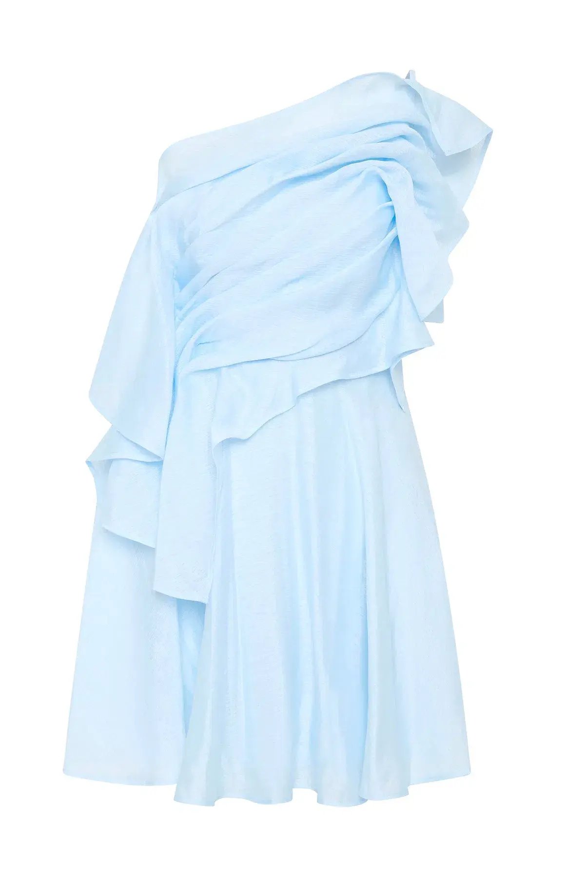 Aje Genesis mini dress Sea Breeze Blue Size 8 photo 6