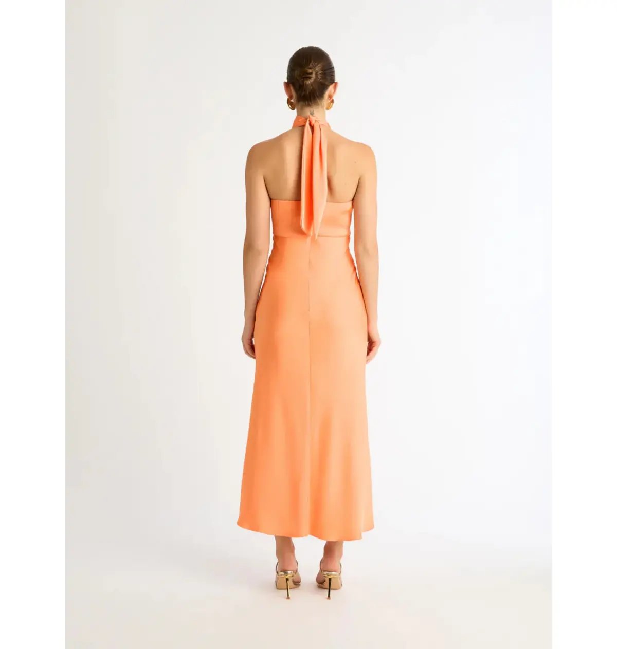 Sheike Jasmine Midi Dress Coral Size AU 6 photo 2
