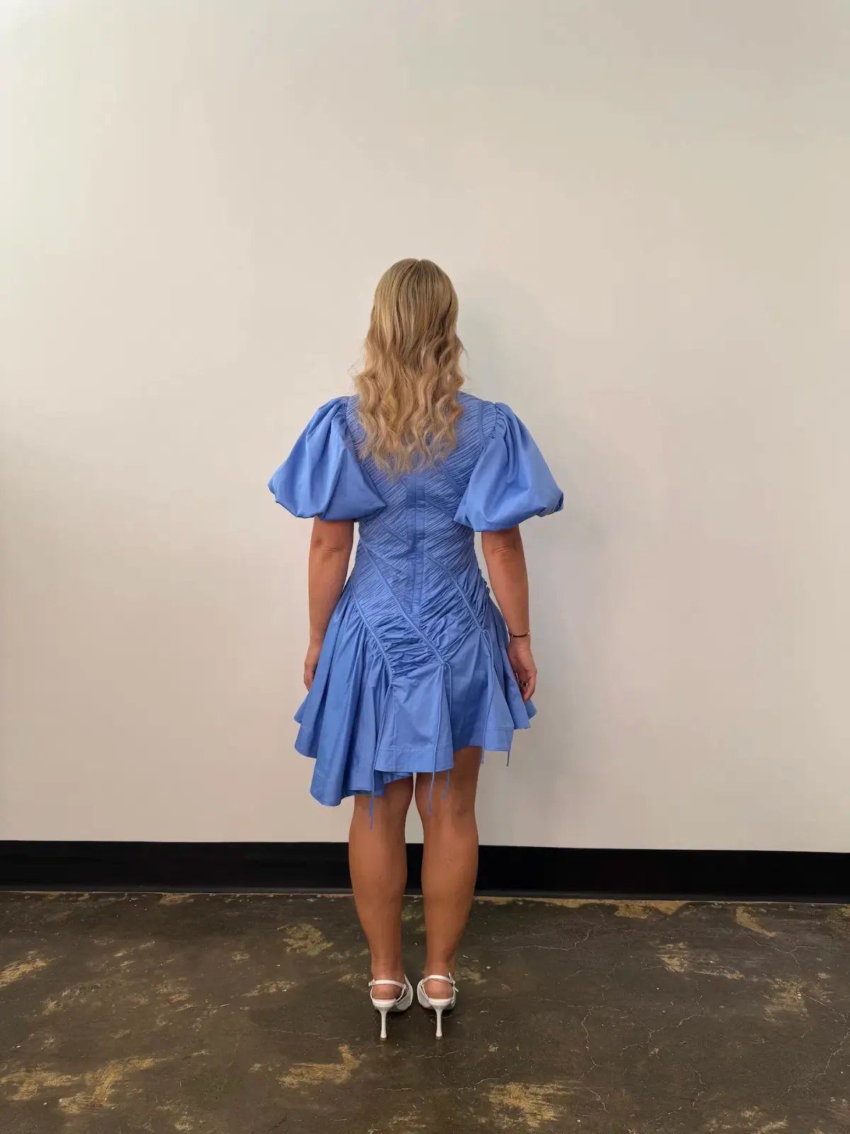 Aje Wisteria Mini Dress Blue Size 10 photo 2