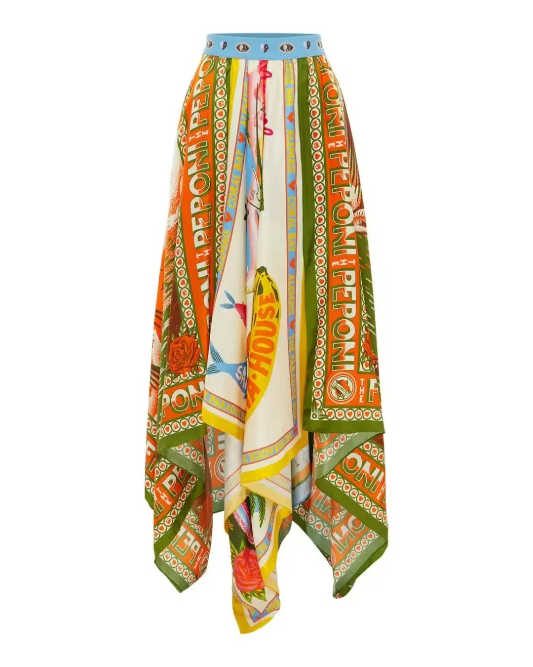 Alemais Paradiso Scarf Skirt Multi Size 8 photo 4