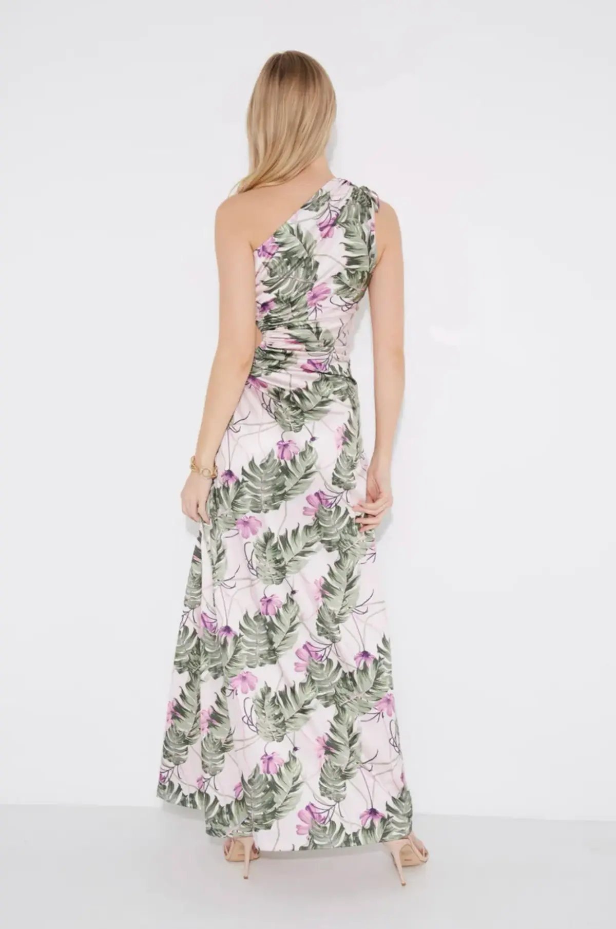 Sonya Moda Palm Maxi Dress Print Size 10 photo 2