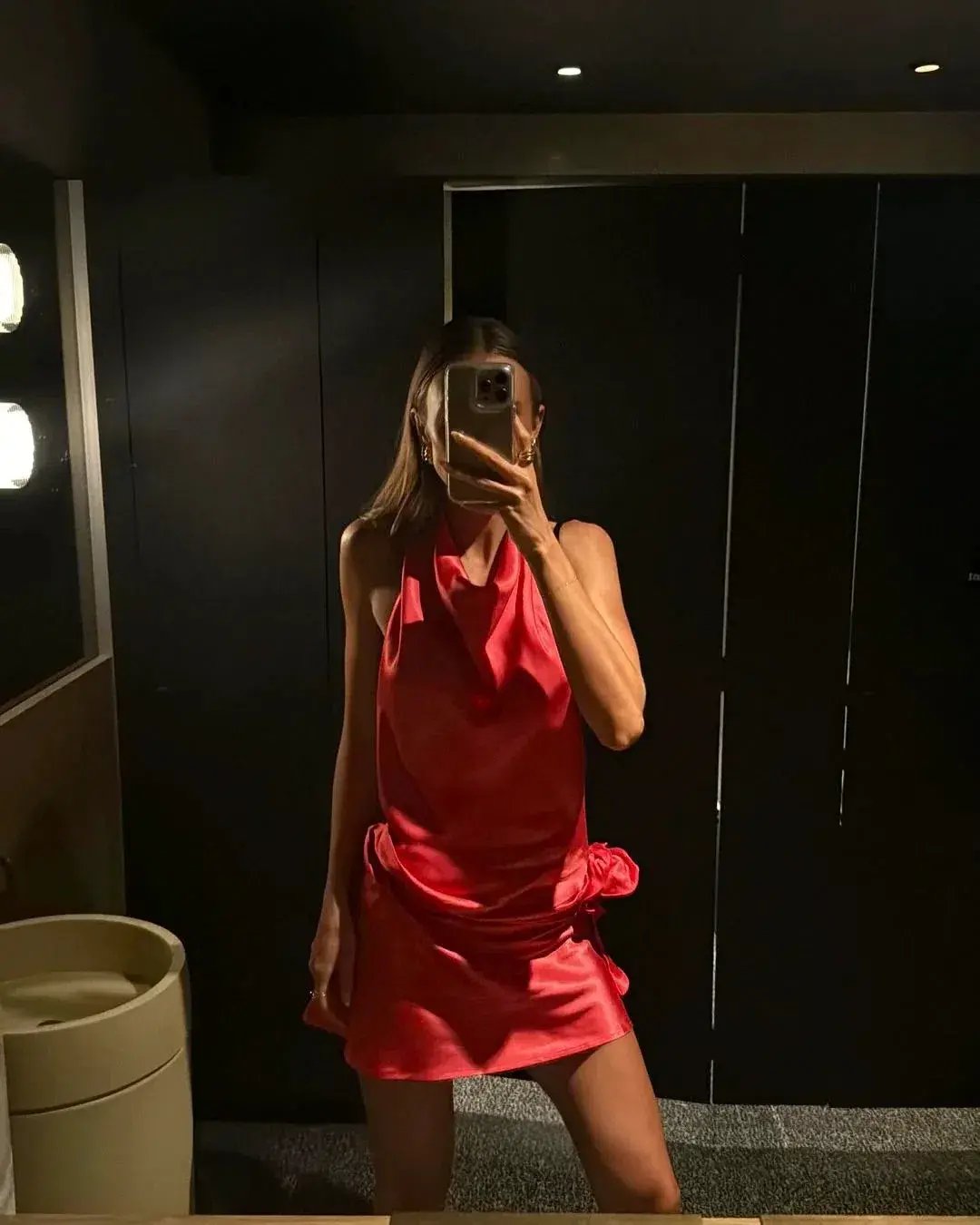 Arcina Ori Rosa Dress Red Size M/AU 10 photo 11